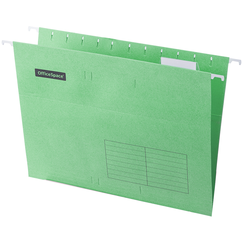 Подвесная папка OfficeSpace А4 (310*240мм), зелена оптом