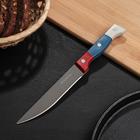 Нож кухонный «Триколор», лезвие 12,5 см оптом