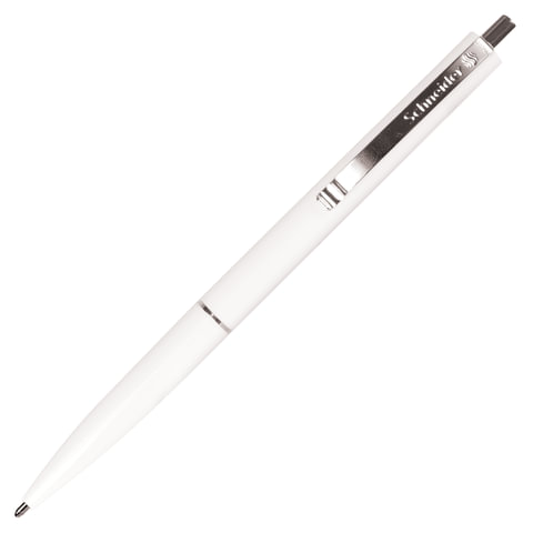 Ручка шариковая автоматическая SCHNEIDER "K15", СИНЯЯ, корпус белый, узел 1 мм, линия письма 0,5 мм, 130820 оптом