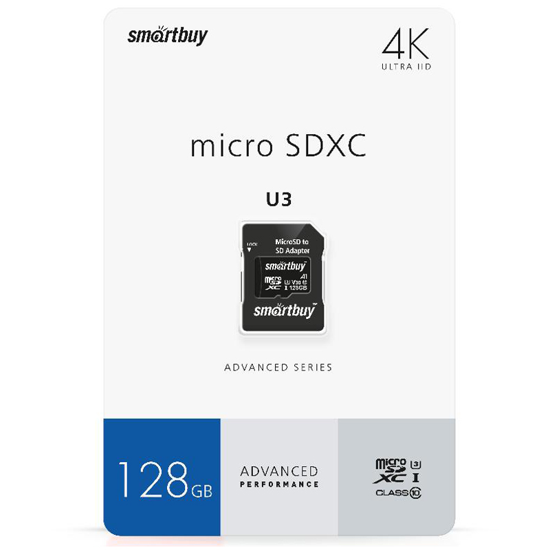   SmartBuy MicroSDXC 128GB PRO U3 Advan 