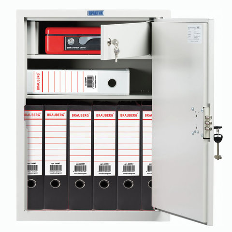 Шкаф металлический для документов AIKO "SL-65Т" светло-серый, 630х460х340 мм, 17 кг оптом