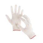 Перчатки, х/б, вязка 7 класс, 5 нитей, размер 9, без покрытия, белые оптом