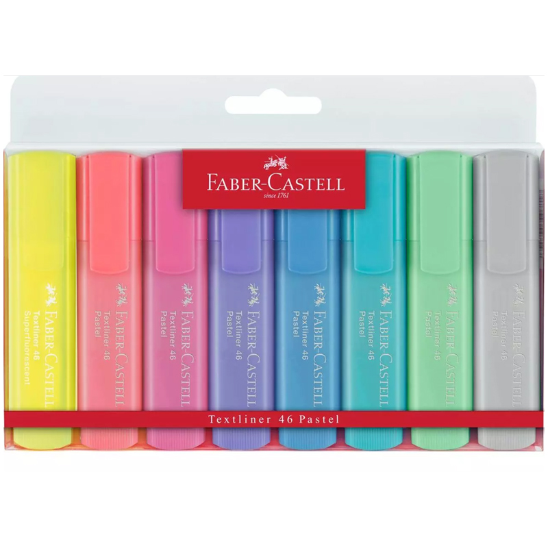Набор текстовыделителей Faber-Castell "46 Pastel+S оптом
