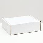 Коробка-шкатулка, белая, 27 х 21 х 9 см оптом