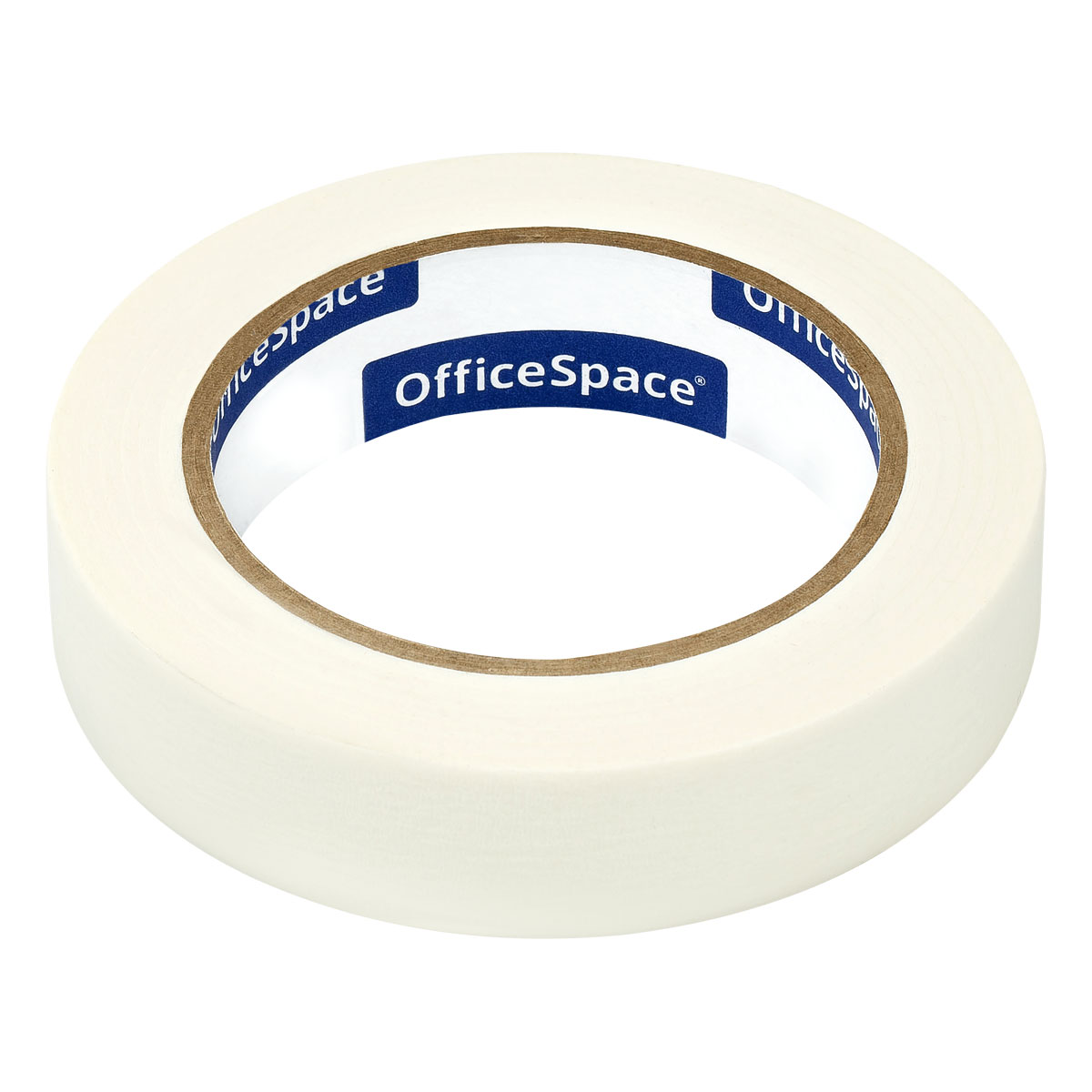 Клейкая лента малярная OfficeSpace, 25мм*50м, ШК оптом