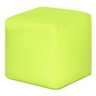 Пуфик «Куб», оксфорд, цвет лайм оптом