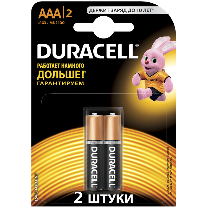  Duracell Basic AAA (LR03) , 2BL 