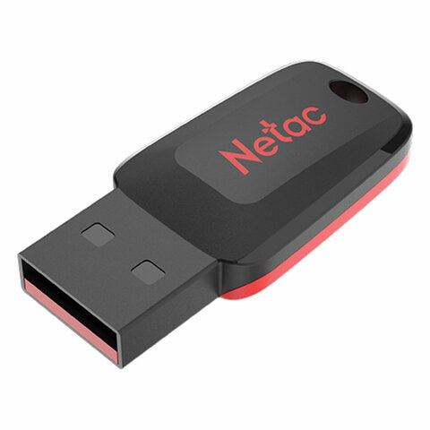 Флеш-диск 8GB NETAC U197, USB 2.0, черный, NT03U197N-008G-20BK оптом