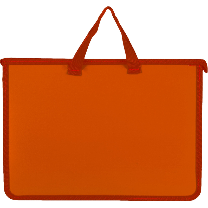 Папка-портфель на молнии с ручками Attache Neon А4+ оранжевый оптом