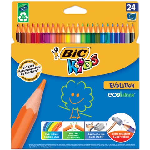   BIC "Kids ECOlutions Evolution", 24 , , , , 937515 