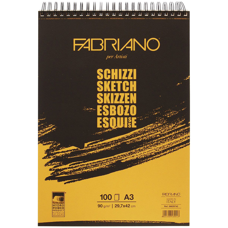  100. 3   Fabriano "Schizzi", 90/2,  . 