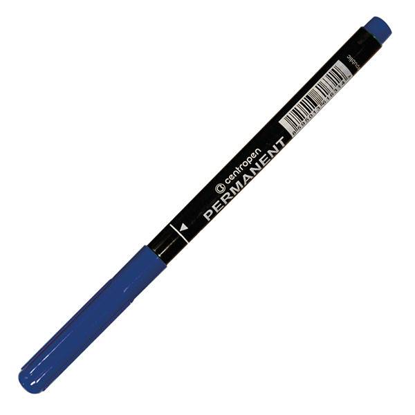 Маркер перманентный PERMANENT 1 мм, синий, круглый оптом