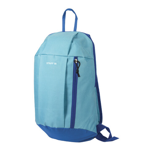 Рюкзак STAFF "AIR" компактный, голубой с синими деталями, 40х23х16 см, 227044 оптом