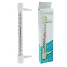 Пластиковый термометр оконный "Стандартный" в картоне, оптом