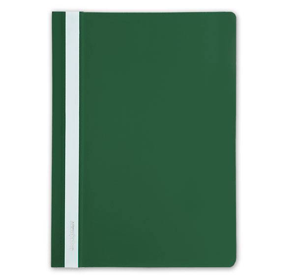 Папка-скоросшиватель INFORMAT А4, зеленая, пластик 150 мкм, карман для маркировки оптом