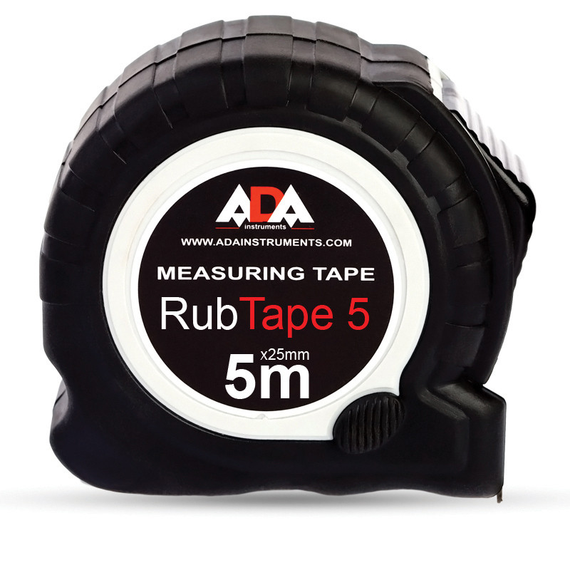 Рулетка ADA RubTape 5 (сталь, с двумя СТОПами, 5 м) (А00156) оптом